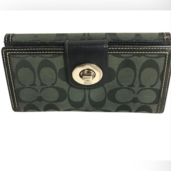 Coach CC signature print canvas wallet - Picture 1 of 6